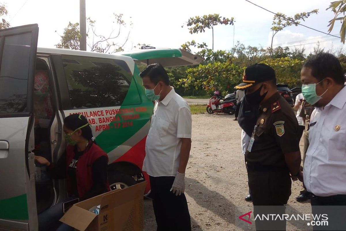 Pemkab Bangka Tengah tes cepat COVID-19 pedagang pasar