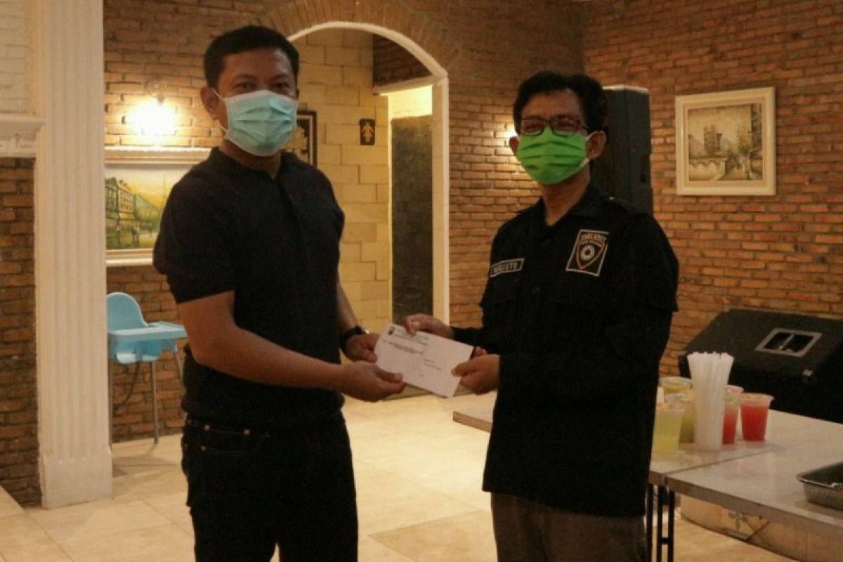 Heribertus Ompusunggu pamit kepada insan pers Unit Polres Simalungun