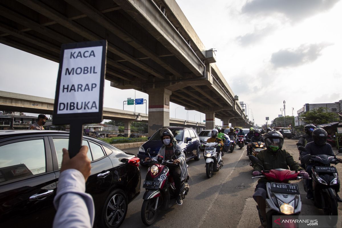 21 titik pemeriksaan keluar-masuk Jakarta