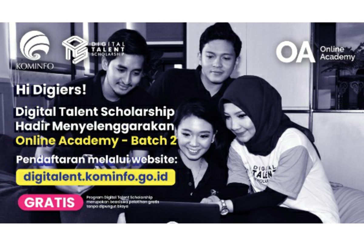 Kominfo buka beasiswa DTS Online Academy 2020 gelombang kedua