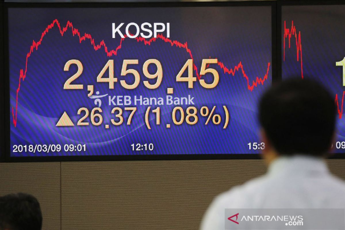 Saham Korsel dibuka lebih tinggi, Indeks KOSPI terangkat 0,87 persen