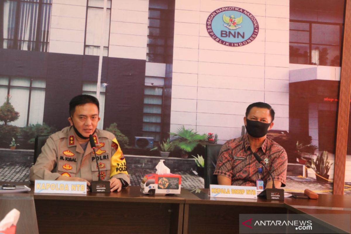 Kapolda NTB ajak BNN menggelar anev bersama terkait peredaran narkotika