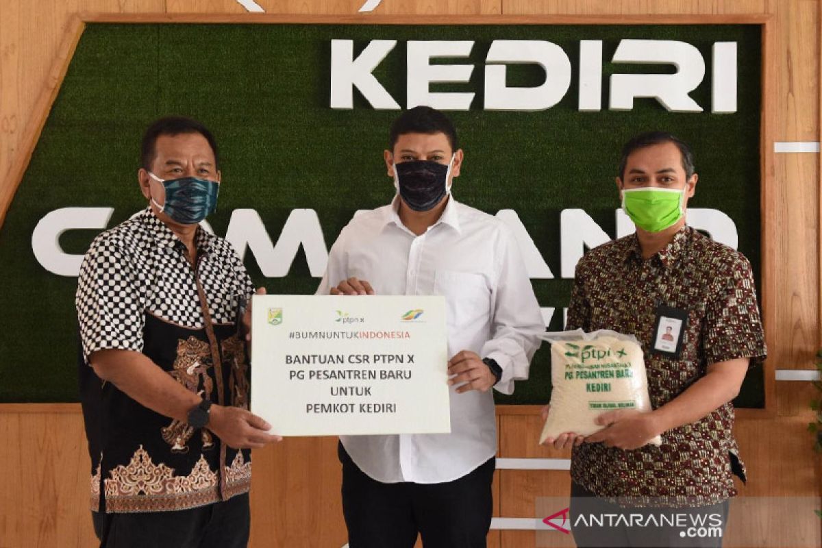 Kediri terima bantuan gula pasir 1 ton dari PTPN X