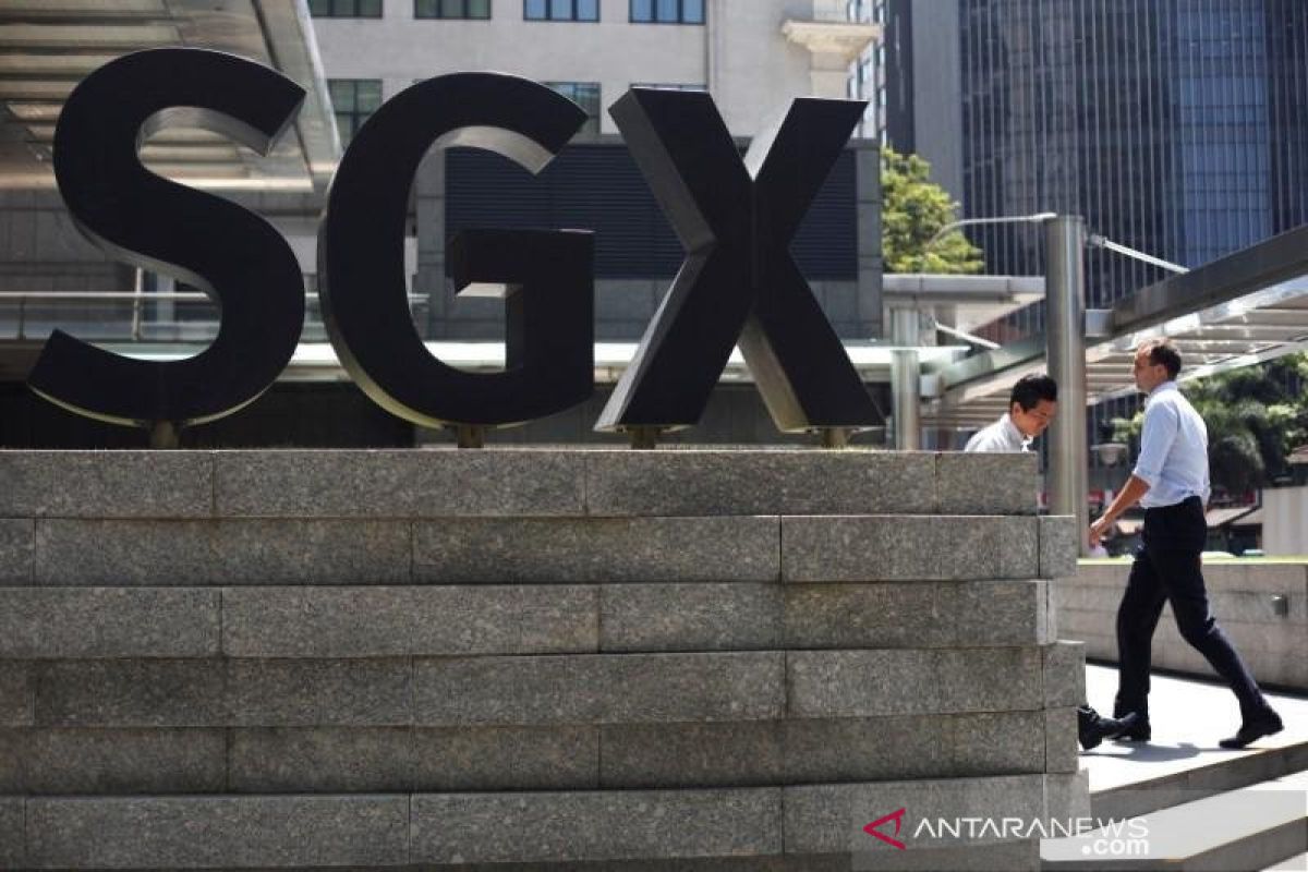 Saham Singapura hentikan reli lima hari, indeks STI jatuh 1,05 persen