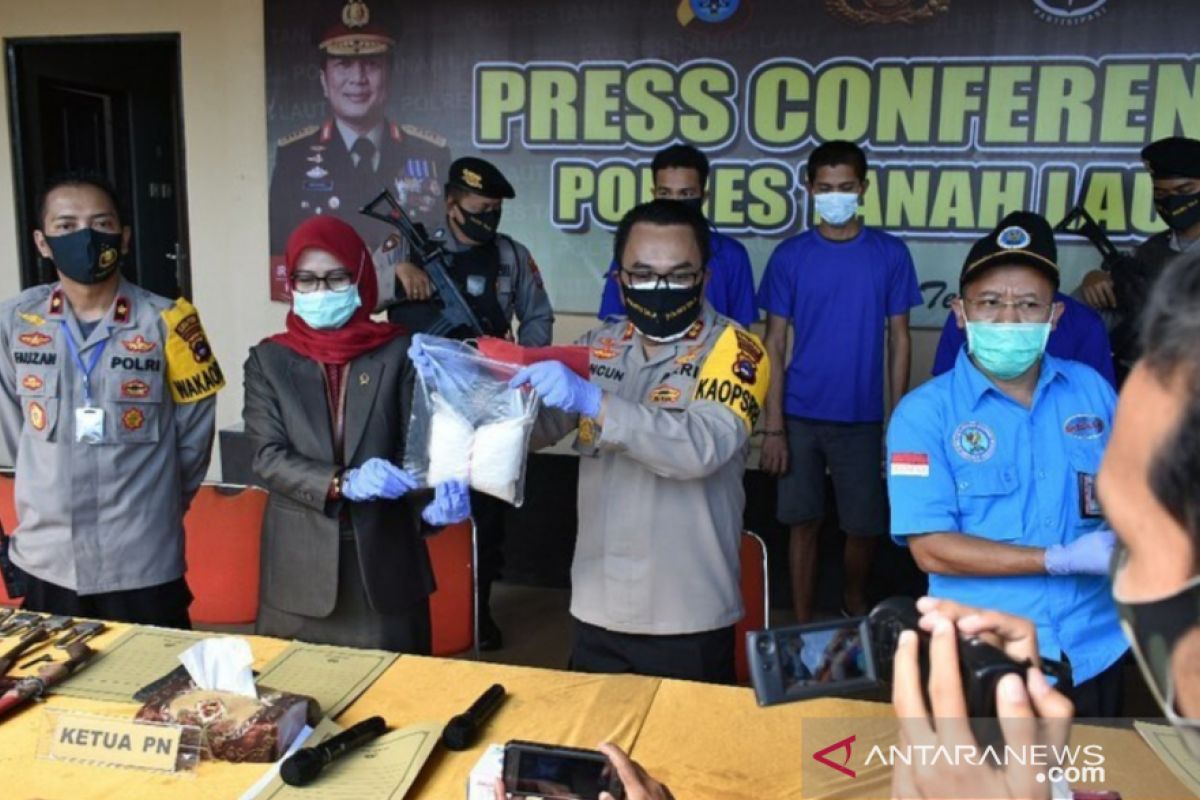 Polres Tala gagalkan peredaran 1 Kg sabu-sabu sambut Kapolda baru