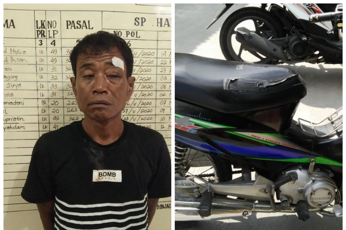 Polisi Binjai Utara amankan pencuri sepeda motor