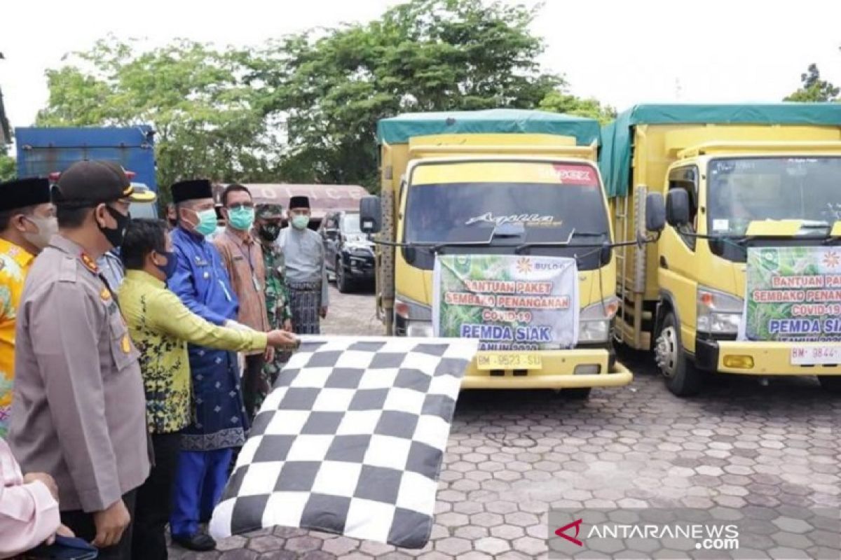 PSBB diberlakukan, Siak langsung salurkan sembako dan BLT