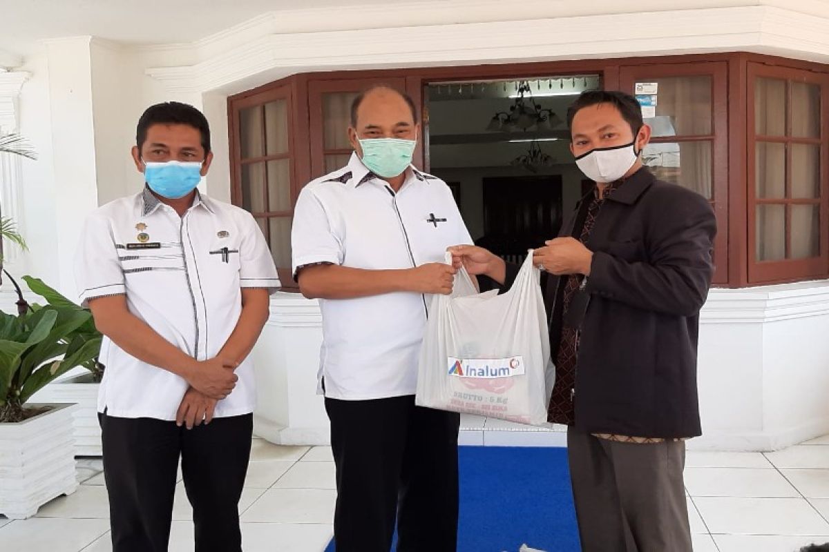 PT Inalum serahkan bantuan 5 Ton beras ke Pemkot Tebing Tinggi