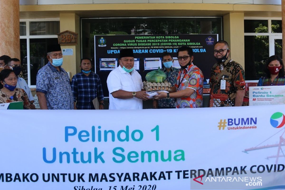 Pelindo Sibolga salurkan 500 paket sembako bagi warga terdampak COVID-19