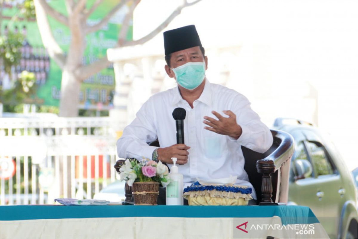 Kegiatan buka pintu Lebaran diganti pembagian nasi kotak