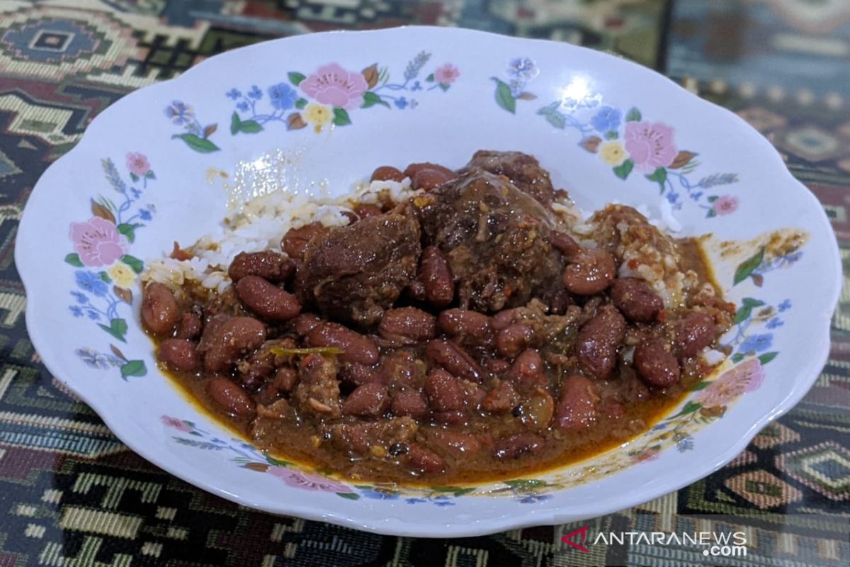 Menu Ramadhan - Gulai daging kacang merah gurih nan lezat