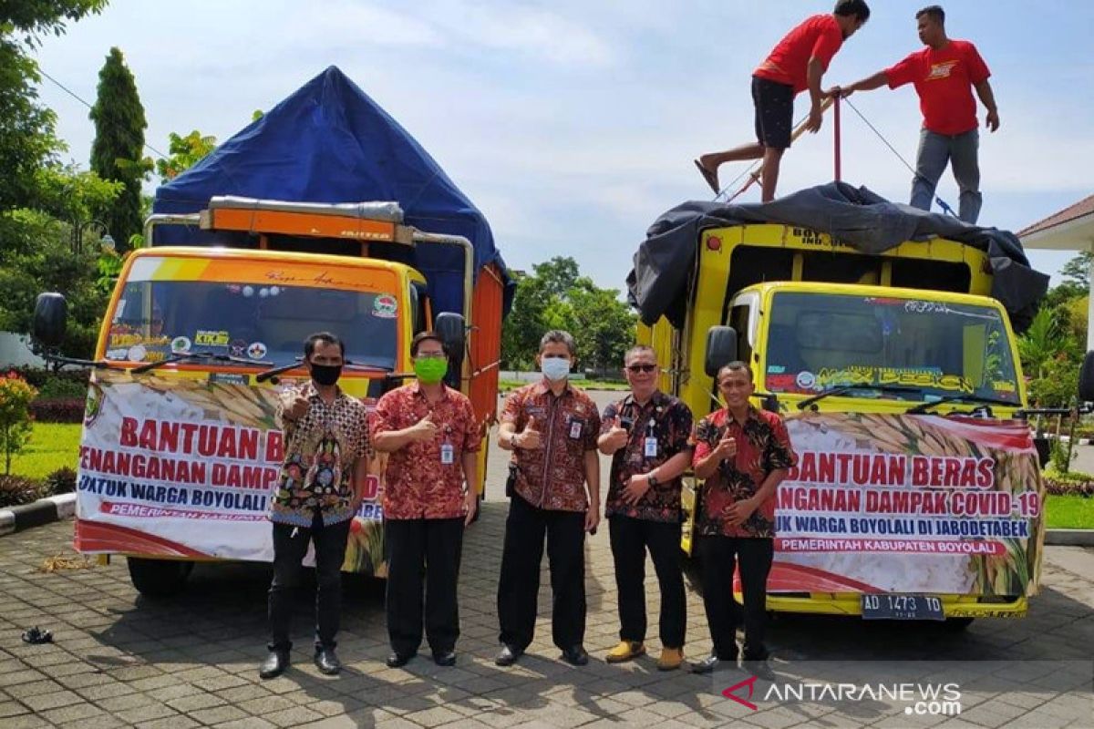 Boyolali kirim beras bantu warganya di Jabodetabek