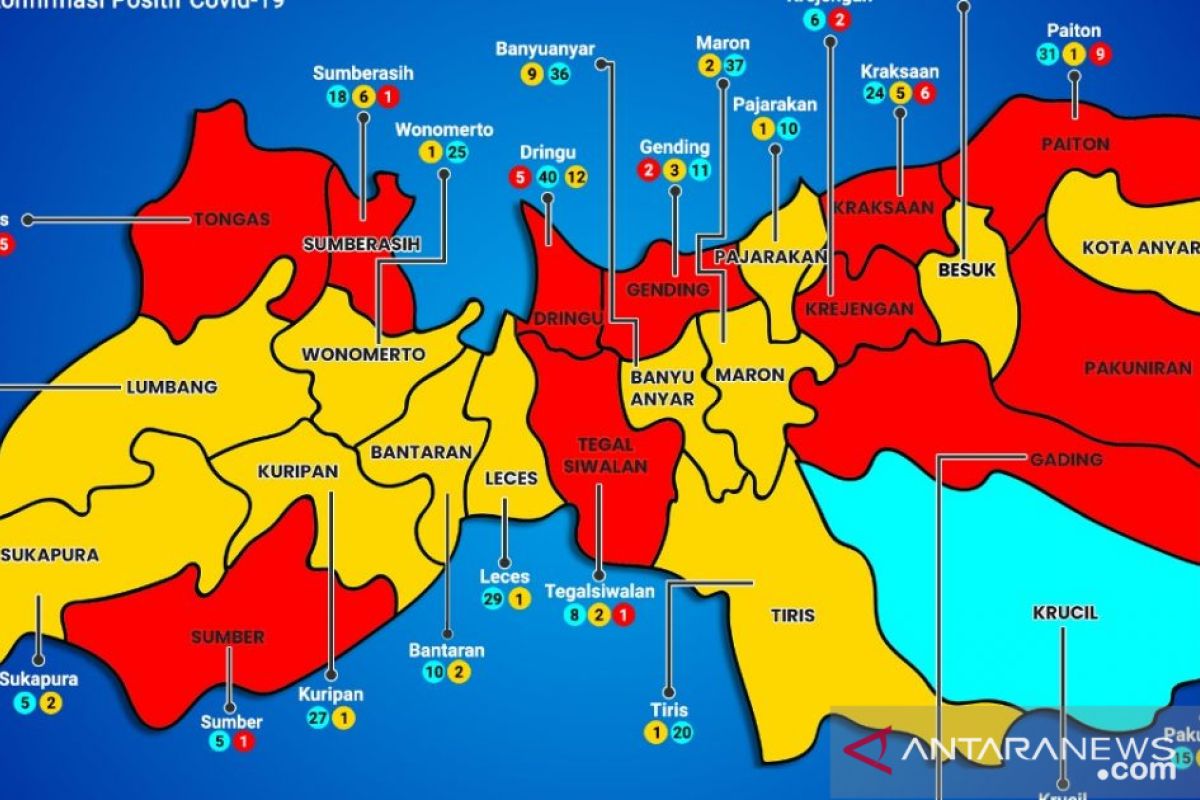 Jumlah pasien positif COVID-19 di  Probolinggo jadi 38 orang