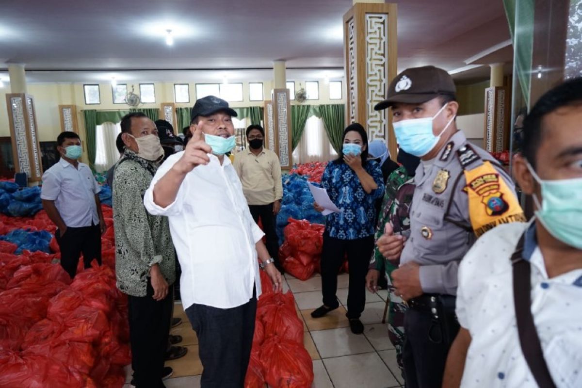 Pemko Tebing Tinggi salurkan ribuan bantuan bahan pangan