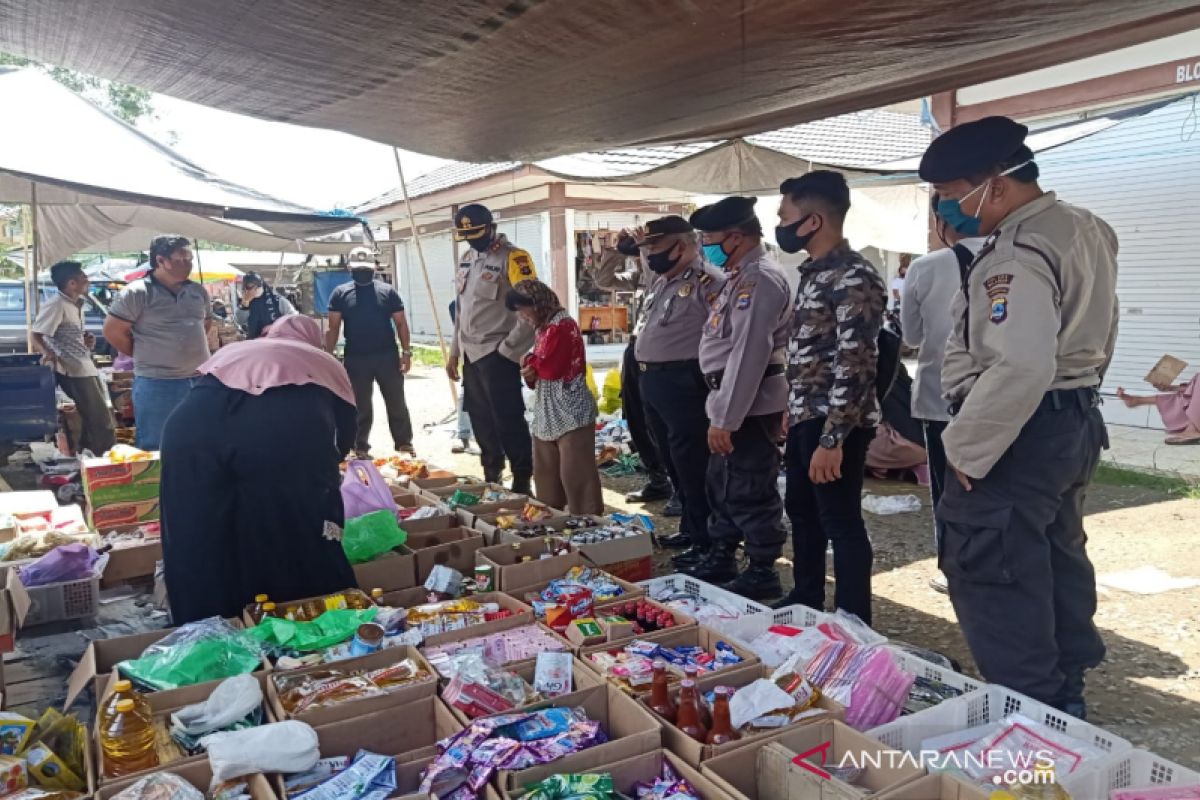 Pemkab Balangan bersama Kepolisian pantau bahan kebutuhan pokok penting