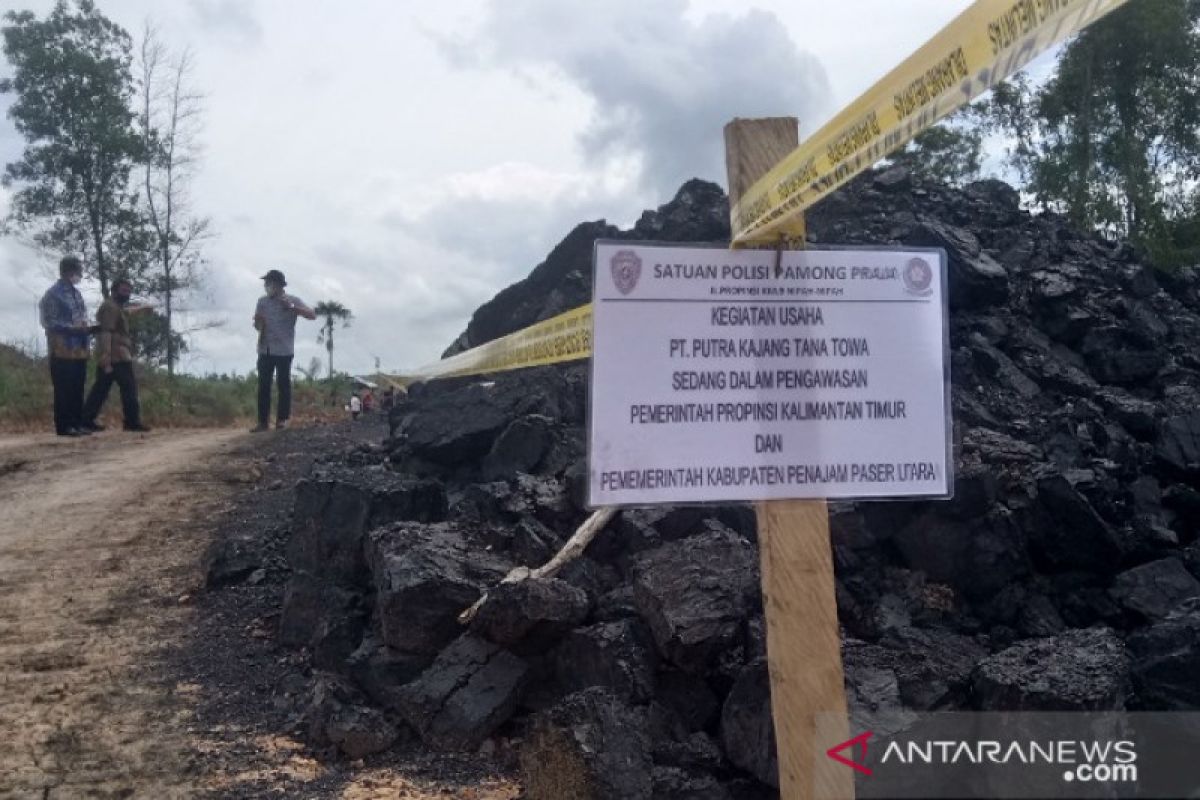 Operasi tambang batu bara tanpa izin di Penajam dihentikan