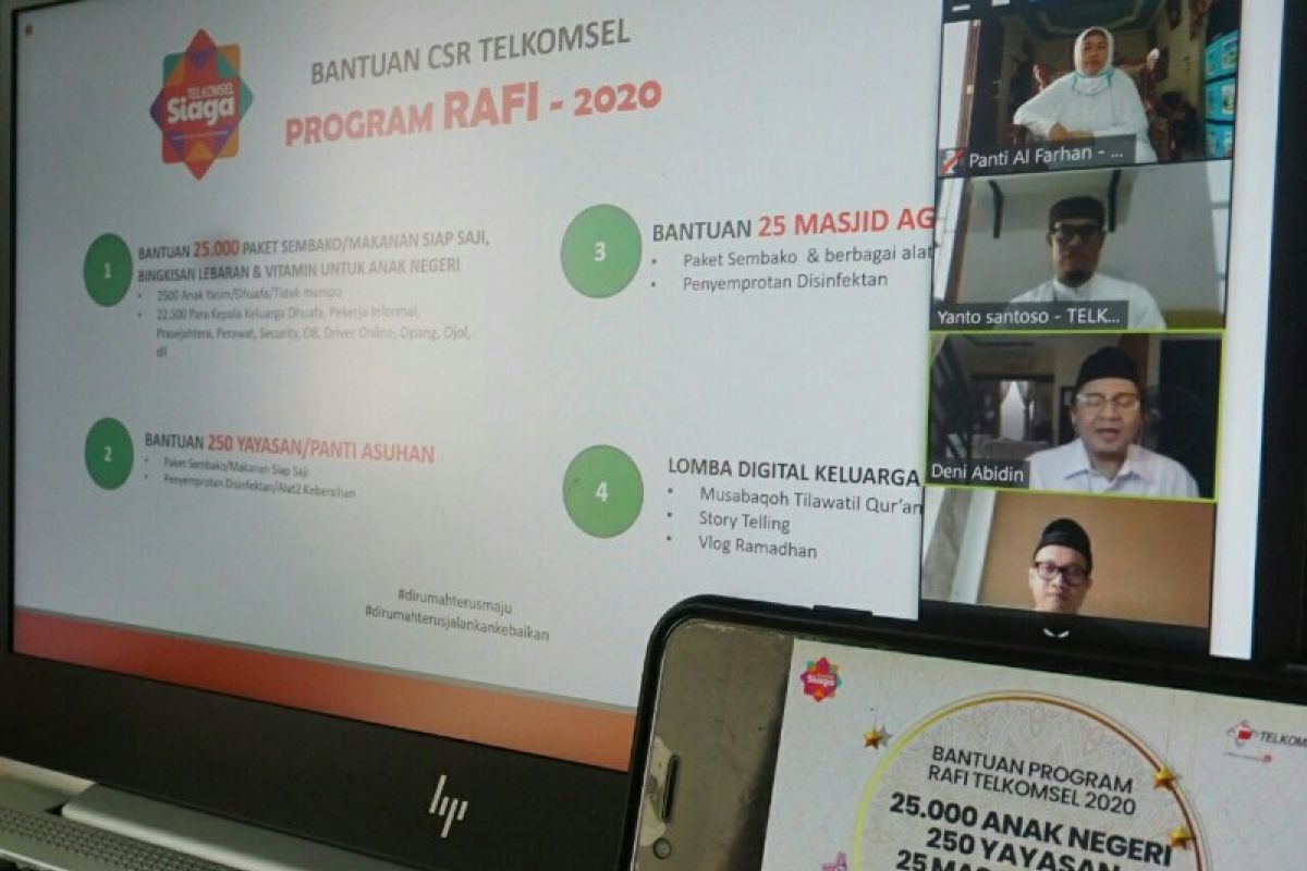 Telkomsel berikan bantuan sosial bagi masjid dan yayasan di Sumatera