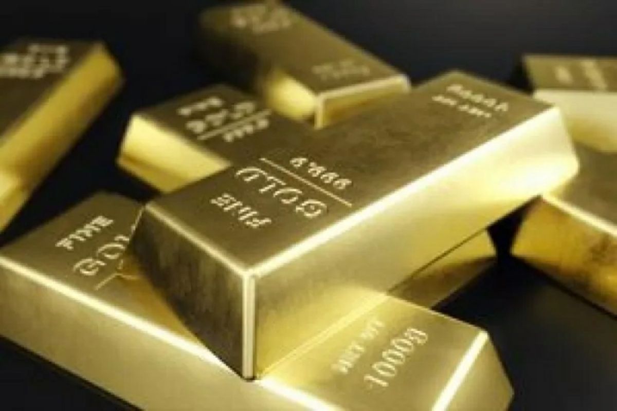 Harga emas Antam turun pada hari ini Rabu