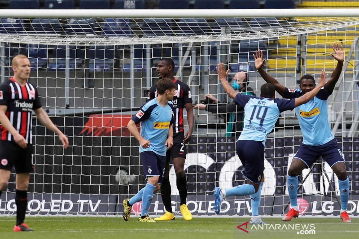 Liga Jerman, Gladbach bekap Frankfurt 3-1 demi naik ke tiga besar