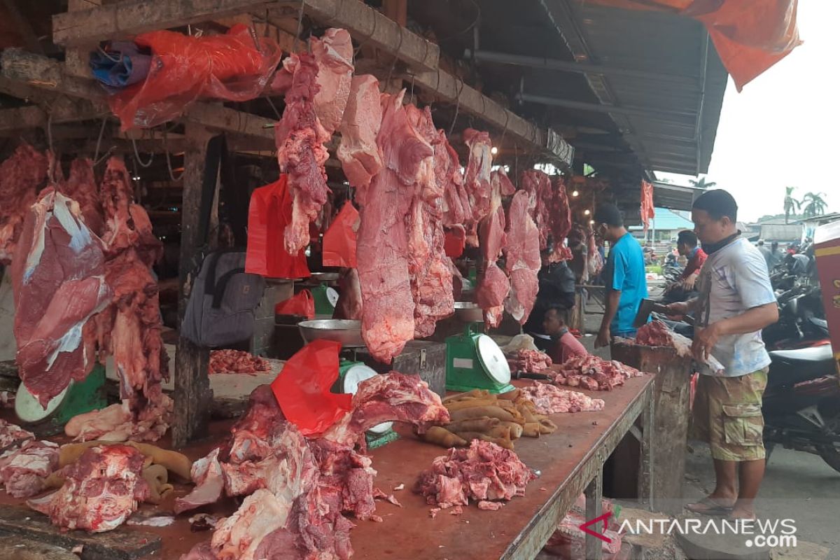 Harga daging sapi di Tanjung Pandan Belitung merangkak naik