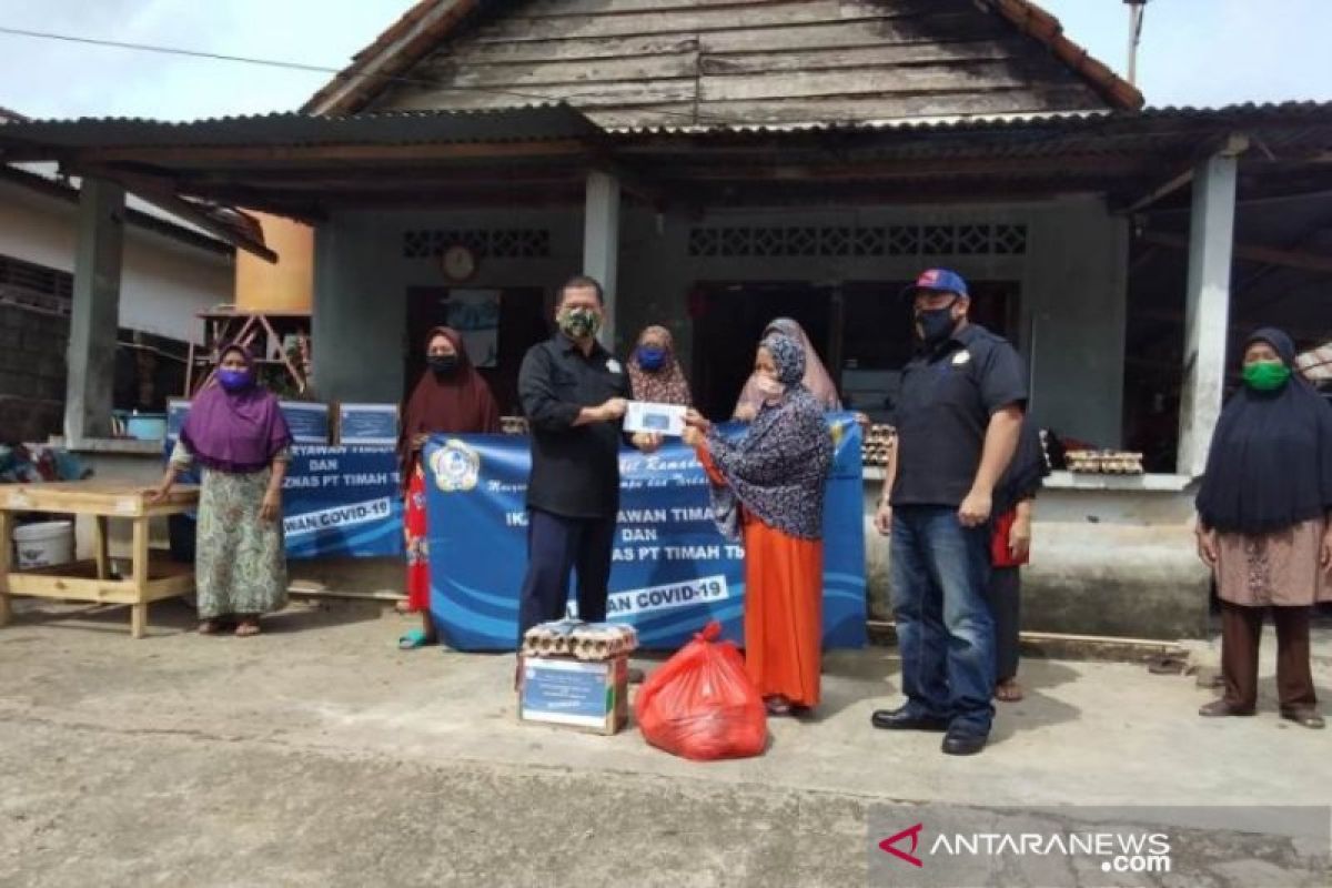 PT Timah salurkan 5.000 sembako bantu masyarakat sambut Lebaran
