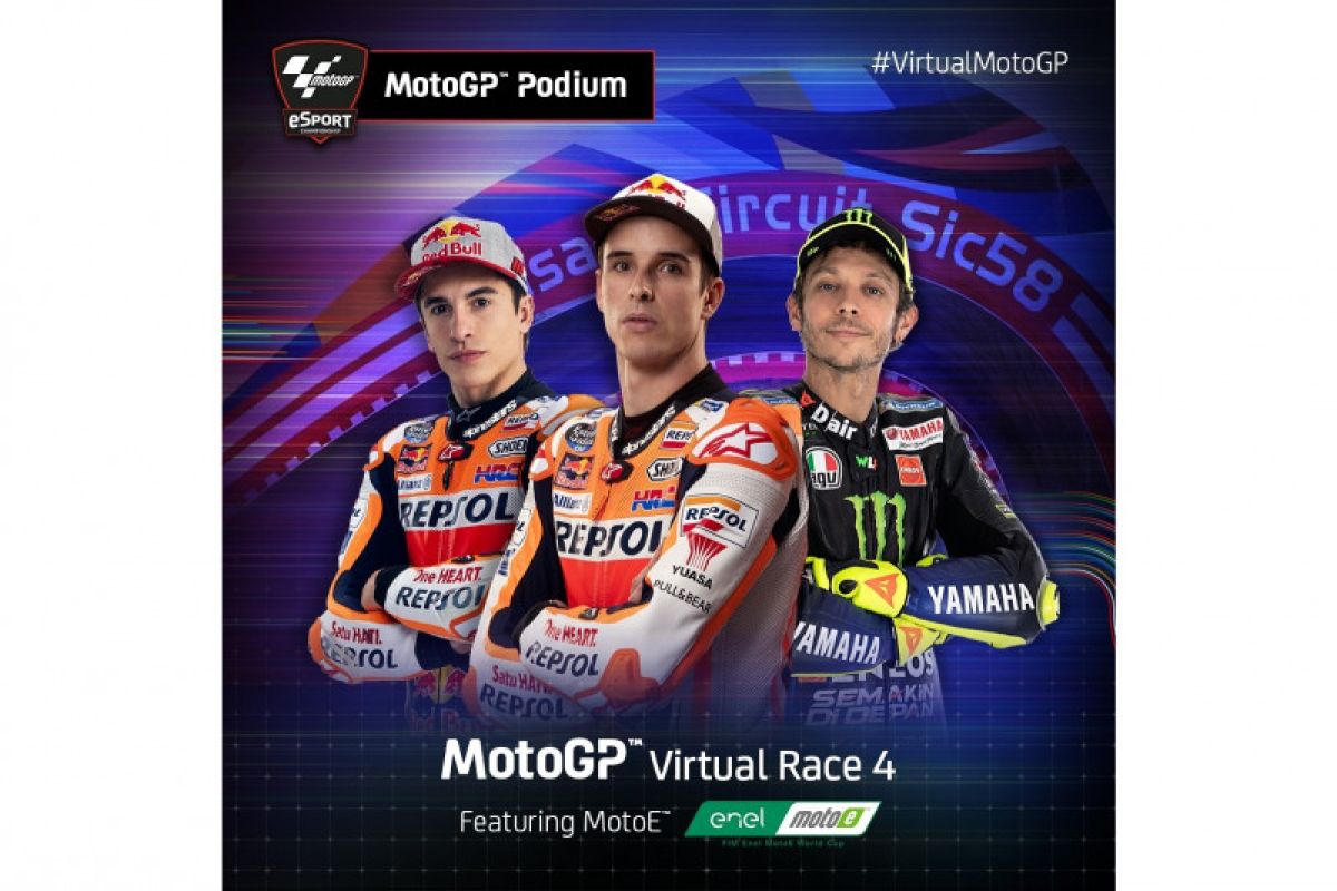 Pebalap Alex Marquez juarai Grand Prix virtual di Misano