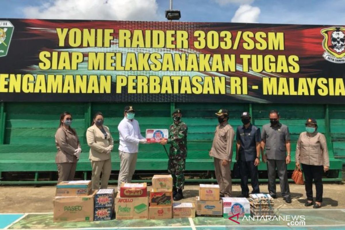 Bupati Mahulu apresiasi prajurit perbatasan turut cegah COVID-19