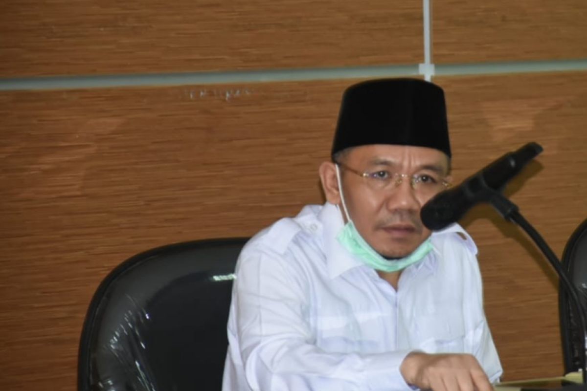 Bupati memimpin Rapat Evaluasi Tim Satgas COVID-19 Lombok Utara