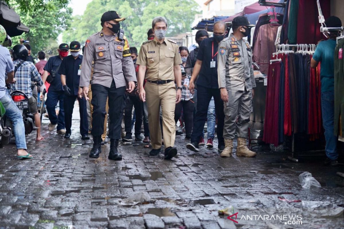 Antisipasi pengunjung pasar membludak, Pemkot Bogor lakukan rekayasa lalu lintas