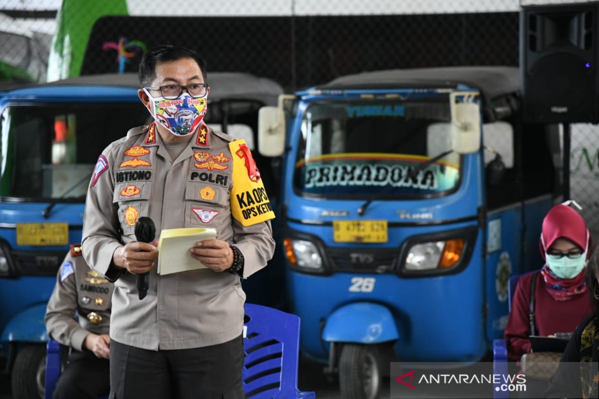 Korlantas pastikan 197 ribu sopir terima bantuan Keselamatan 2020