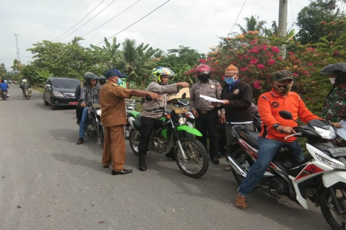 Kapolres Langkat uji petik data penerima bansos Provinsi Sumatera Utara