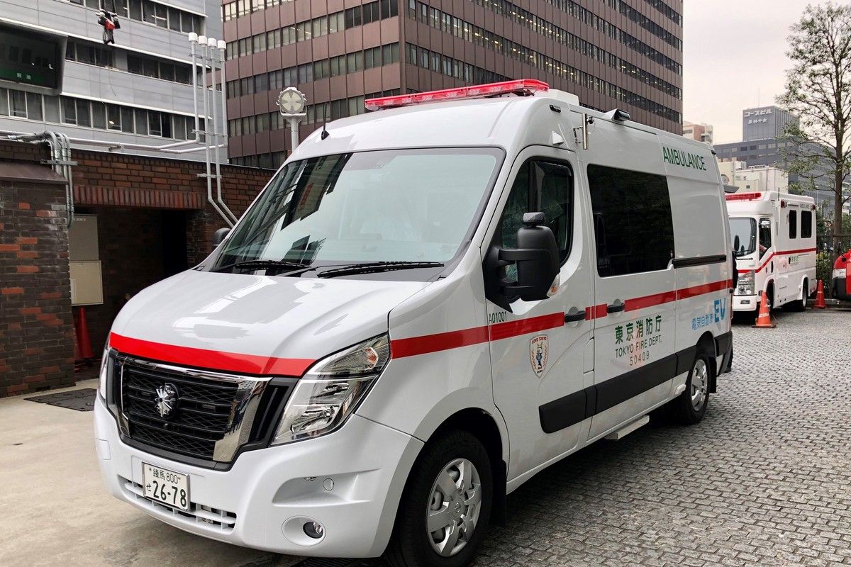 Nissan NV400 Emission, ambulans pertama tanpa emisi di Jepang