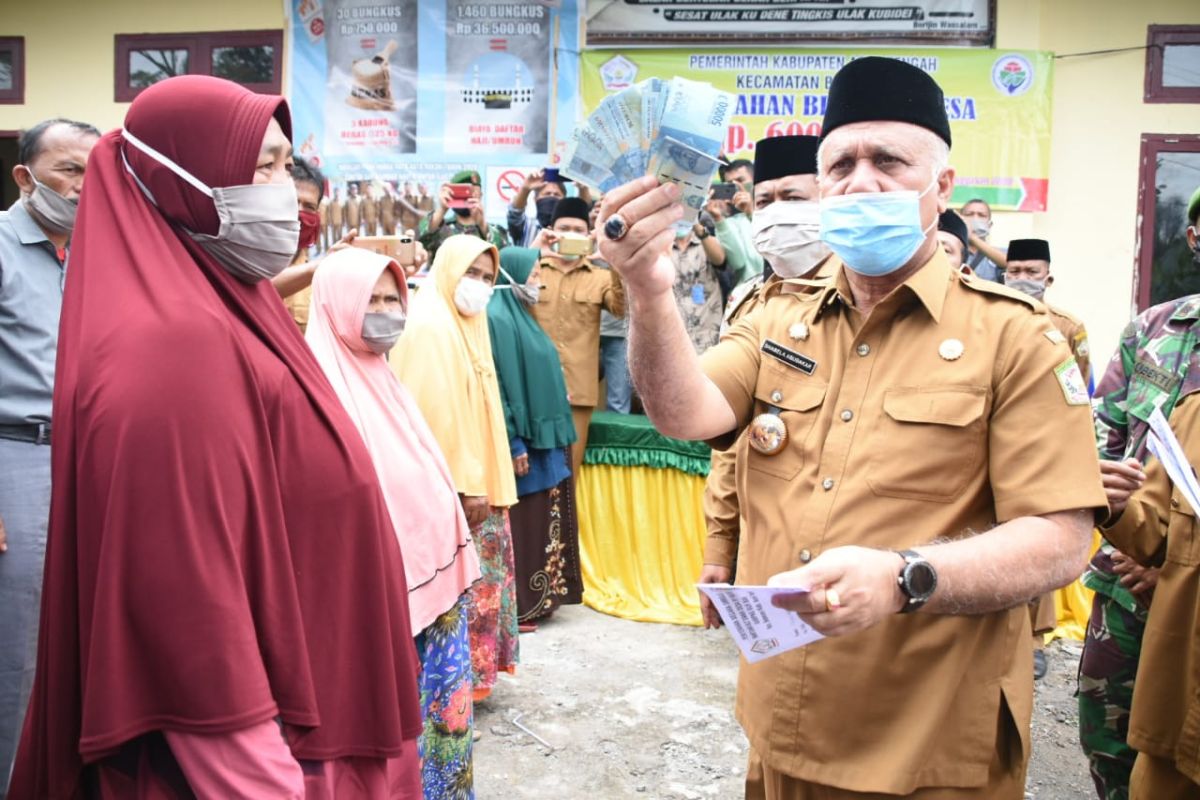 BLT dana desa Rp600 ribu di Aceh Tengah mulai disalurkan