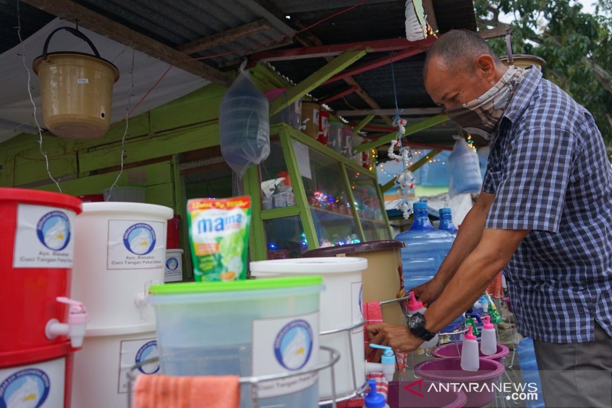 Penjualan tempat cuci tangan di Gorontalo meningkat