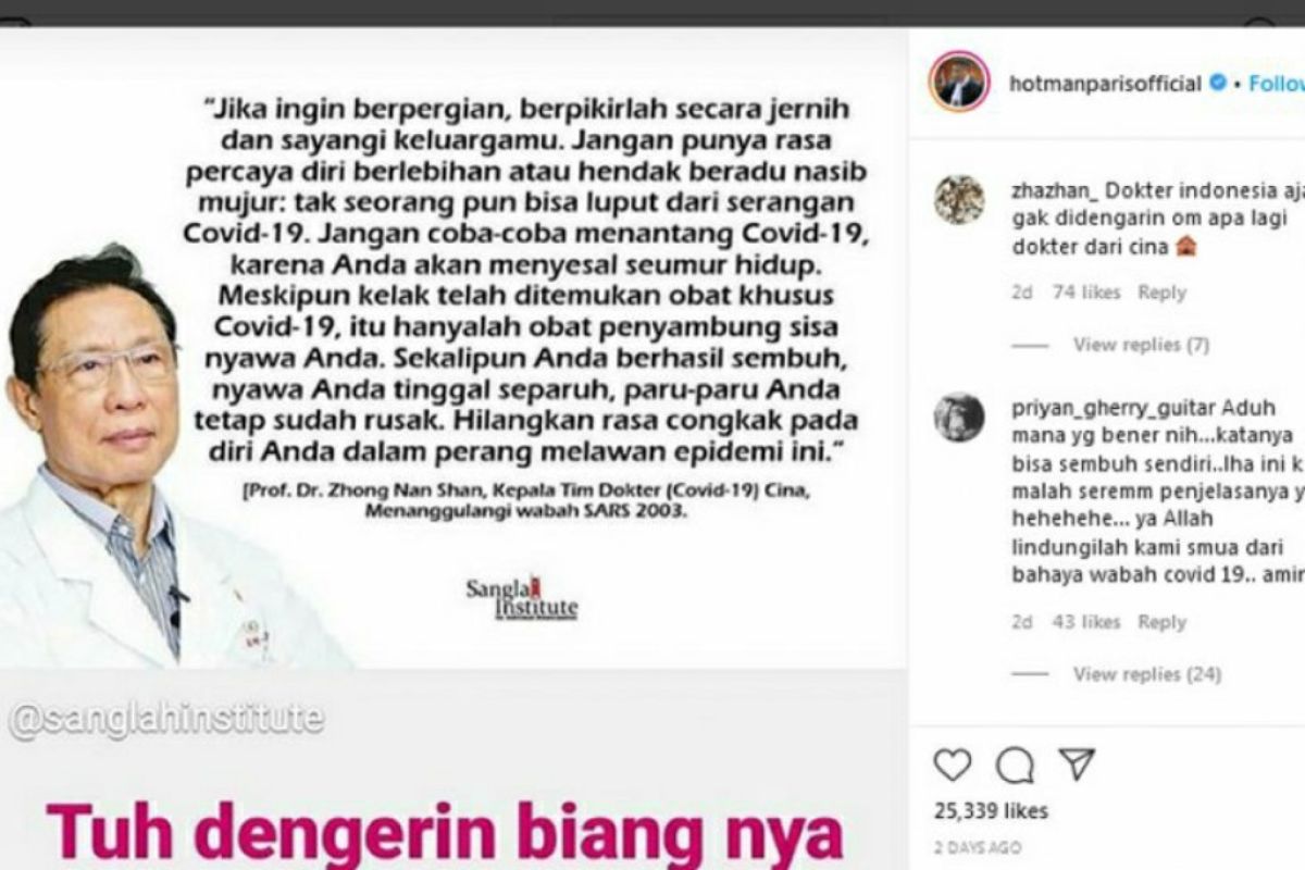 Cek fakta: Benarkah paru-paru pasien sembuh COVID-19 rusak permanen ?