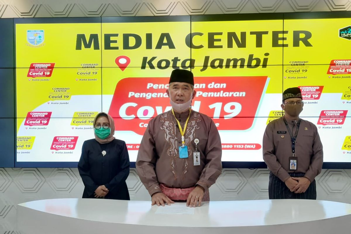 Pasien terkonfirmasi positif COVID-19 Kota Jambi kluster pasar