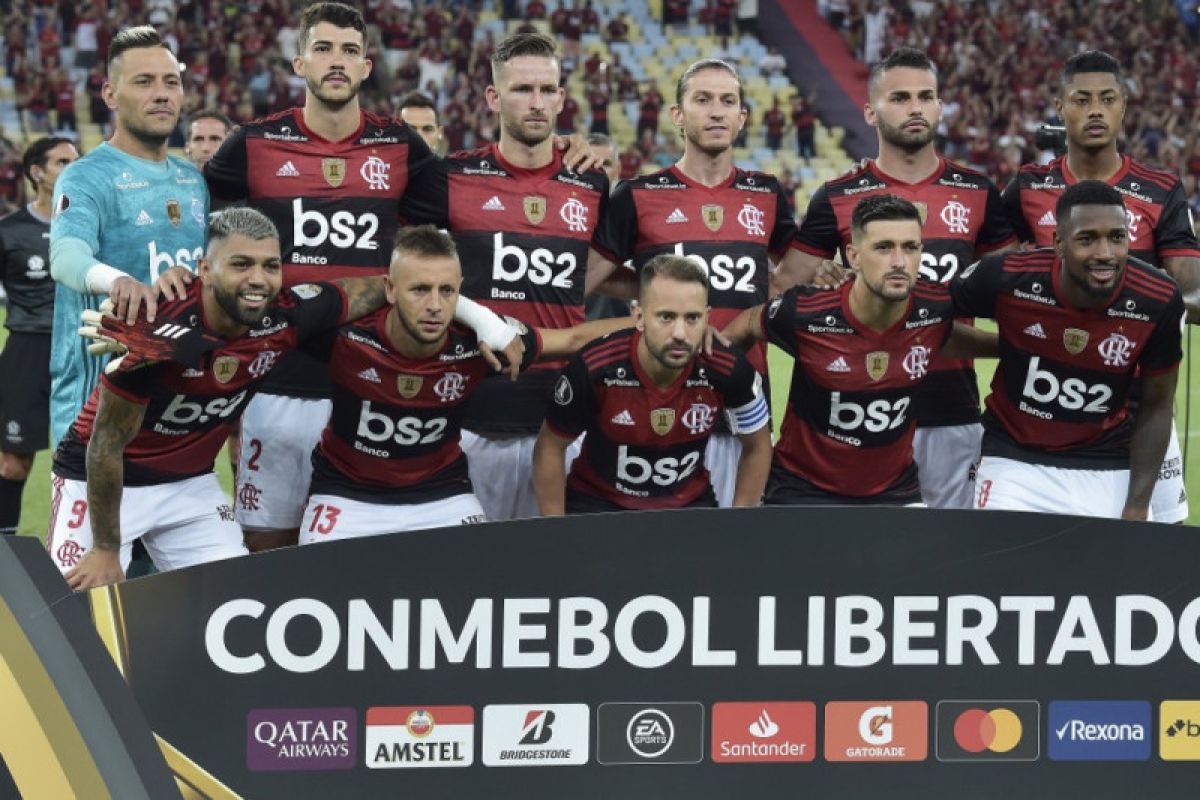 Juara liga Brazil Flamengo kembali berlatih