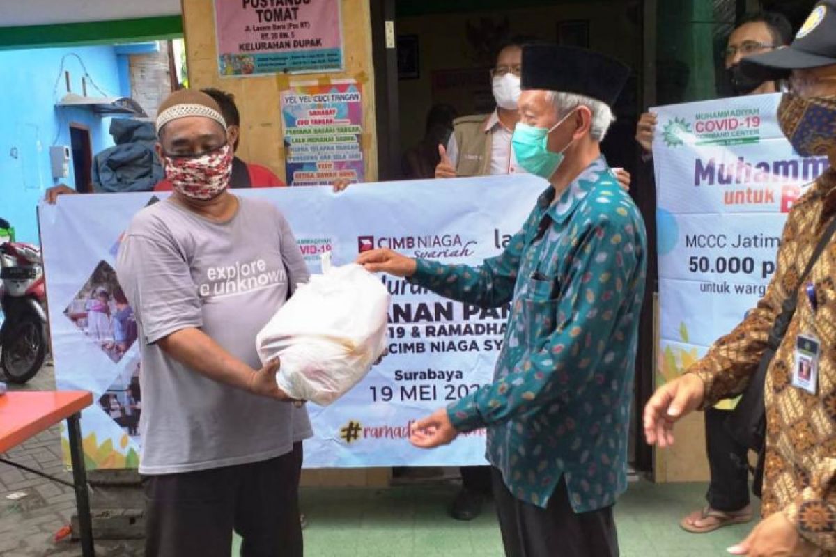Muhammadiyah Jatim salurkan 50 ribu paket sembako ke warga terdampak