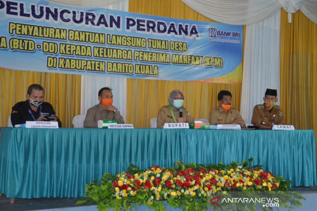 Pemkab Batola luncurkan BLT-DD serentak di 17 Kecamatan