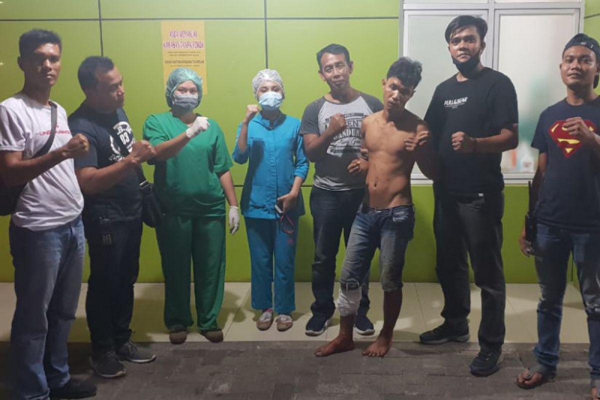 Tekab Polsek Medan Area tembak pelaku pencurian dengan kekerasan