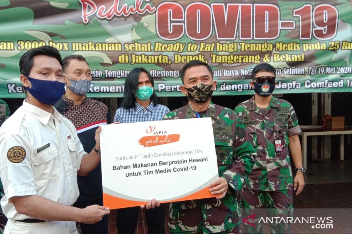 Kemhan tambahkan kiriman makanan ke tenaga medis Corona