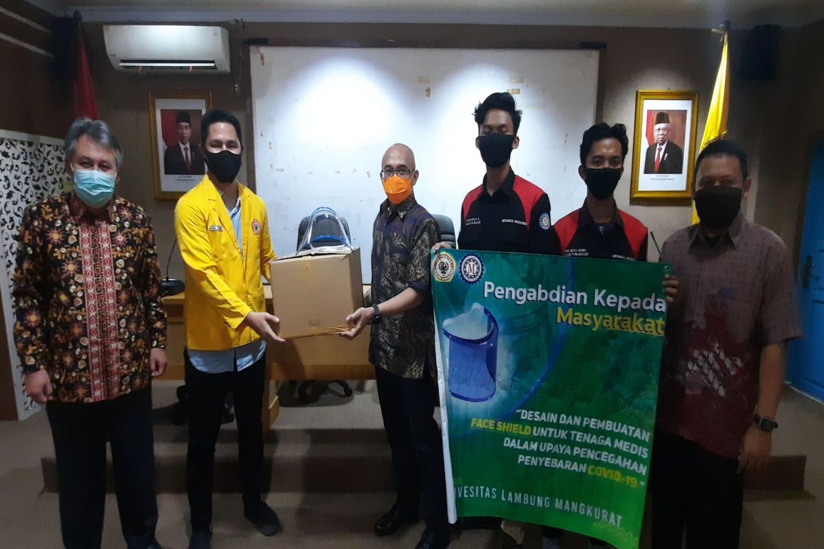 Pelindung wajah karya mahasiswa ULM bantu penanganan pandemi COVID-19