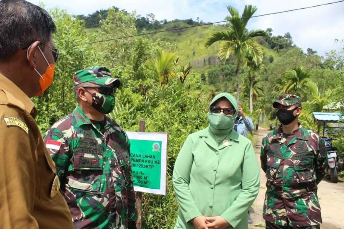 Danrem 121/ABW tinjau lokasi rencana pembangunan Kodim Kayong Utara