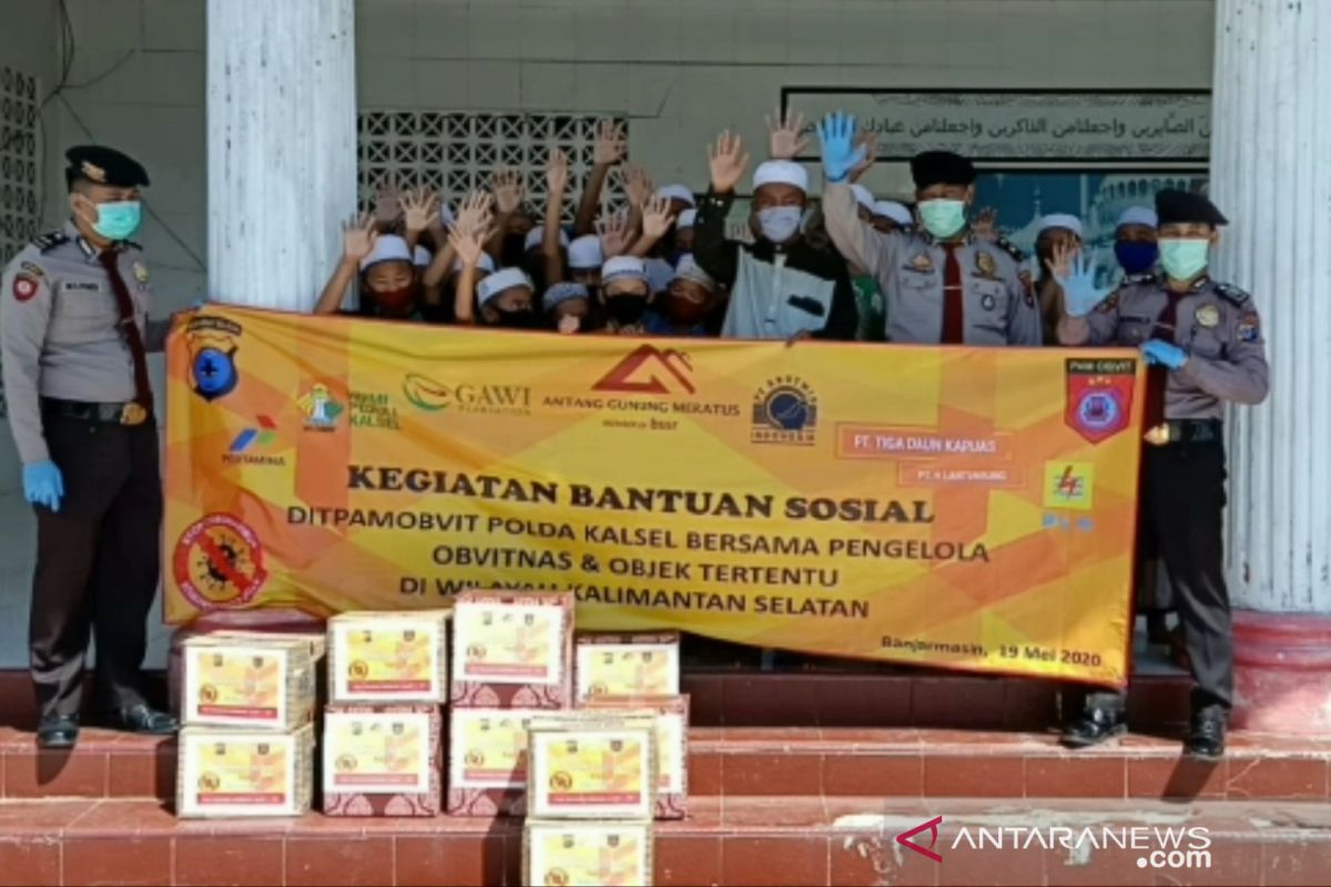 Ditpamobvit Polda Kalsel upayakan bantuan tepat sasaran