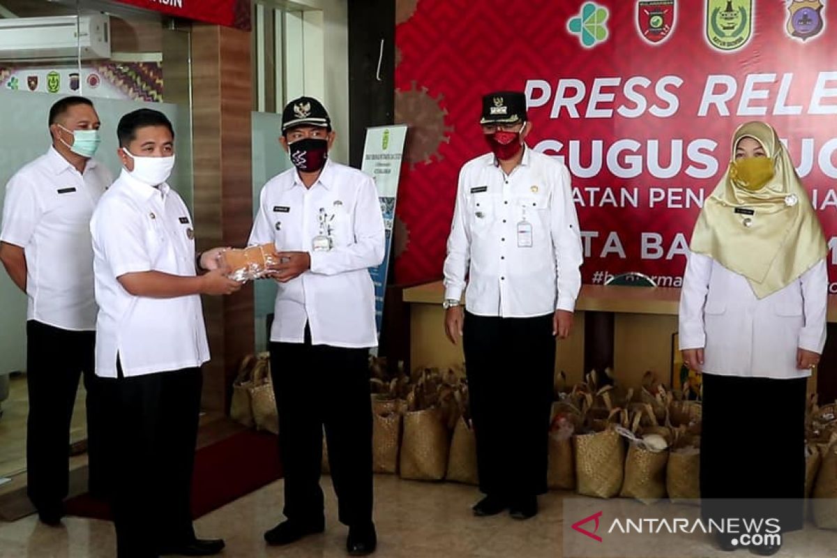 Pemkot distribusikan 29 ribu masker untuk warga Kota Banjarmasin