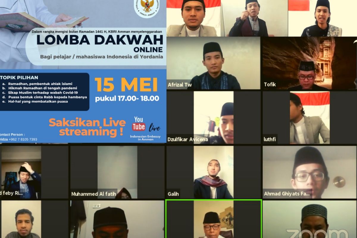 KBRI adakan kegiatan virtual Ramadhan di tengah pandemi di Yordania