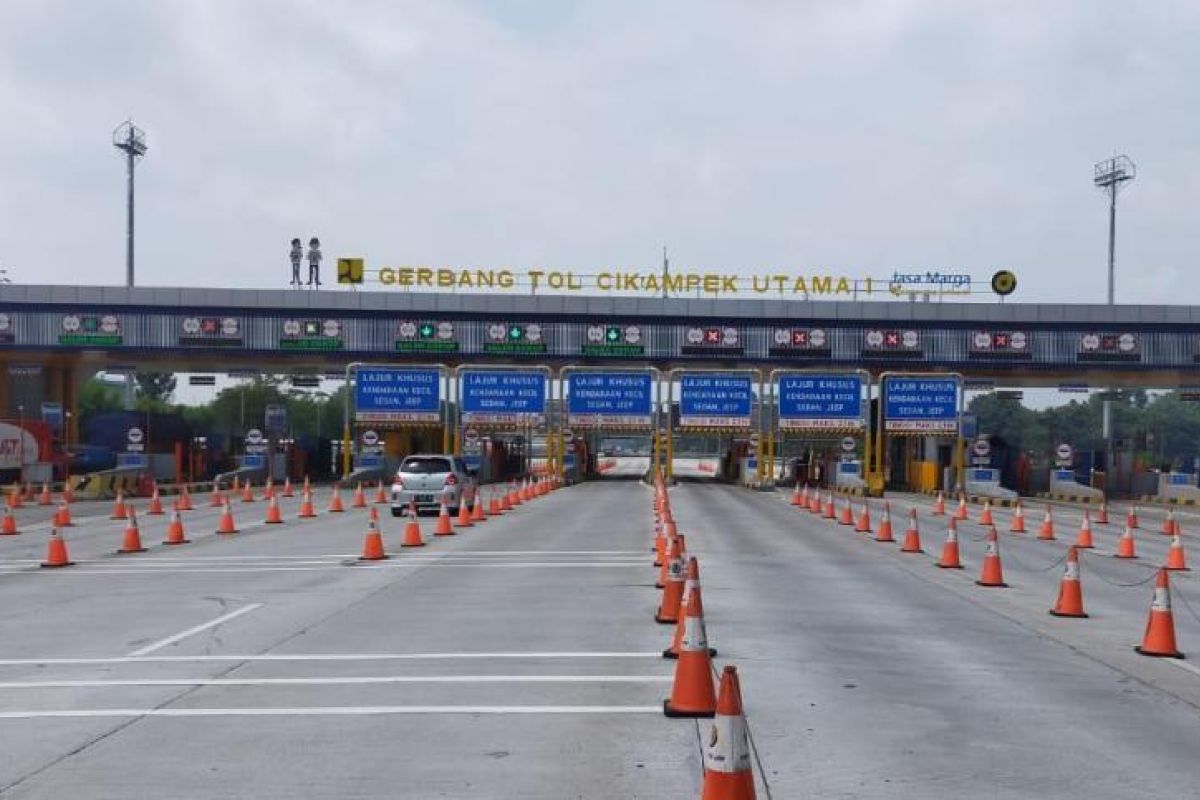 Hingga H-5 Lebaran, kendaraan keluar Jakarta turun 60 persen