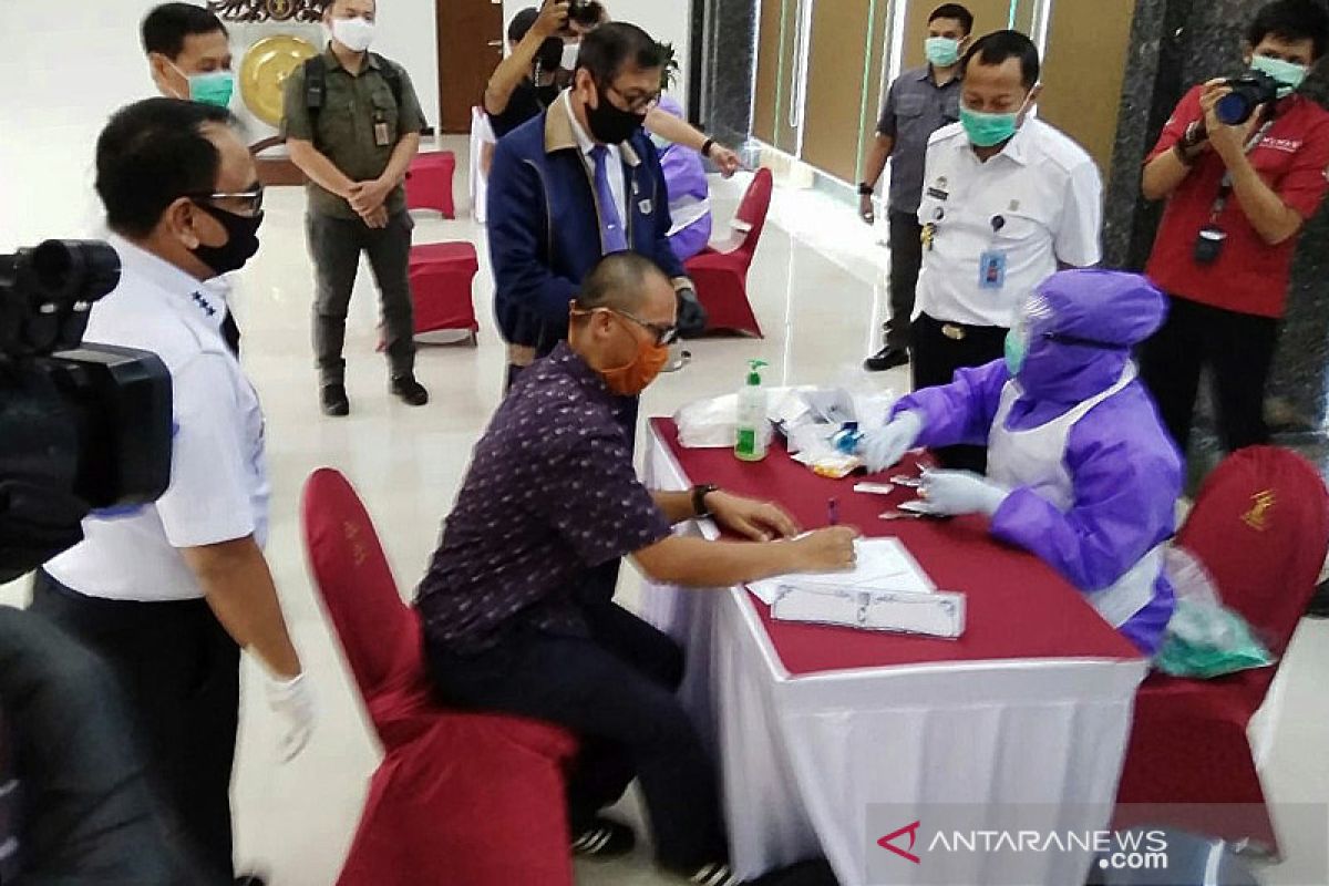 Kemenkumham gelar "rapid test" deteksi COVID-19 bagi wartawan