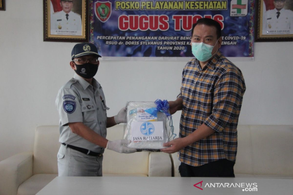 Jasa Raharja salurkan APD ke rumah sakit Palangka Raya bantu tangani COVID-19