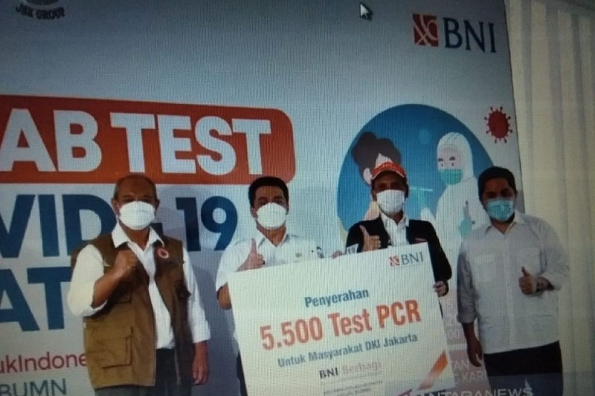 BNI gelar 30.000 tes swab gratis untuk bendung sebaran Corona